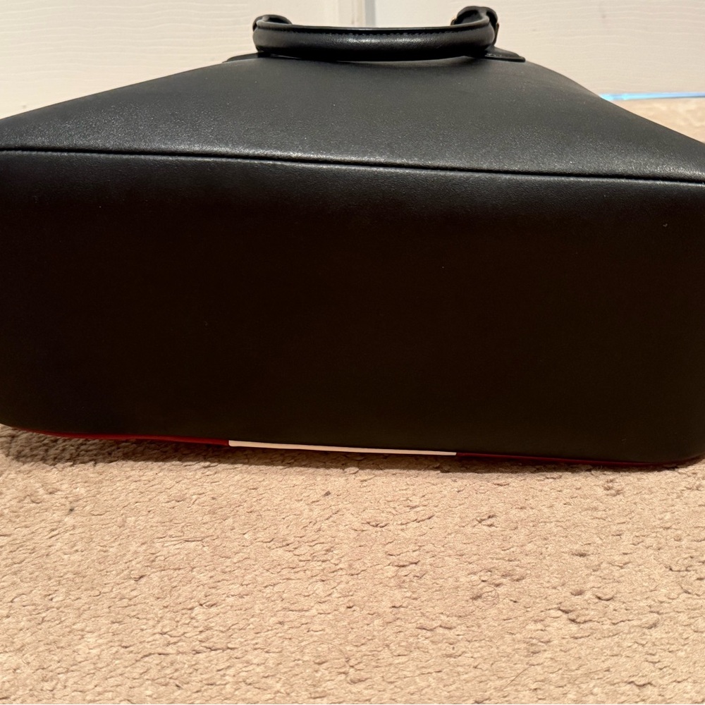 Bally Red, Pink, and White Sneakers with Black Accents and Matching Bag - Picture 2 of 10